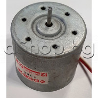 Електродвигател - DC12.0V, CCW - ляв- голям d38x34mm,1-скор.2400rpm,ос d2x9mm,EG-510ED-2B2 Mabuchi