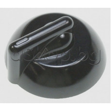 Върток-копче d41xH23mm(ос d6mm) за котлон-черно на готварска печка,Bompani BO-260/263/267 EA/HA
