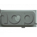 Правоъг.капаче за  бутон-ключ на хладилник,AEG S-75438G