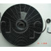 Филтър (carbon filter)за аспиратор-d200x30mm к-т с болт за закрепване, Jet Air/FS-301 GE 2M 60 WHITE P.B.