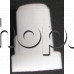 Пластм.панта тип втулка (H15.5/4mmx6/8mm) бяла за врата на хладилник,Indesit R-24(47260100000)