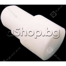 Пластм.панта тип втулка (H22/9.5mmx6/8mm) бяла за врата на хладилник,Indesit R-24(47260100000)