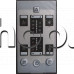 Блок-платка със дисплей и бутони за у-ние хладилник,Ariston NMTP-1912F/HA(81484400001),MTP 1911 F/HA