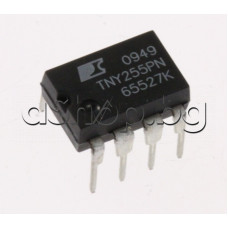 Tiny Switch,low power off-line switcher.85-265VAC/1-4W,230VAC/4-10W,8-DIP,TNY255P