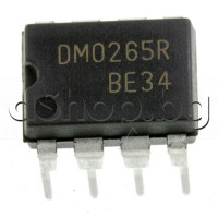 PWM-Controller+sense FET,85-265VAC(13-20W)Vdss=650V,Fosc=67kHz,Rds=5om,8-DIP,FSDM0265RN ,code:DM0265R