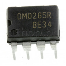 PWM-Controller+sense FET,85-265VAC(13-20W)Vdss=650V,Fosc=67kHz,Rds=5om,8-DIP,FSDM0265RN ,code:DM0265R