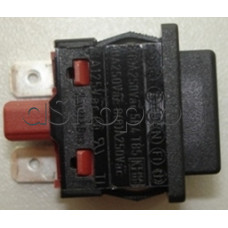 Захранващ ключ-бутон,2-изв.2-пол.10(8)А/250VAC,12x17x21mm,за прахосмукачка,Zelmer 1500.0.F08E/5.E02E