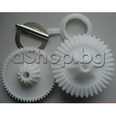 Комплект от зъбни колела и др.детайли за кухненски робот,Philips HR-7758,NLA