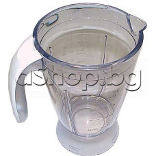 Пластмасова кана CRP566/01 ,1.25 литра с цокъл на кухненски  робот,Philips HR-2000/70