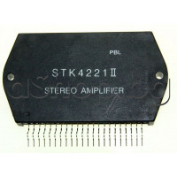 IC,NF-E,±60V,2x>80W(±46V/8om),22-SIL(78x44mm),STK 4221 II/MK 2