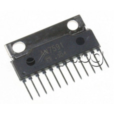 IC,Audio,Power amplifier,12-SIL,Matsushita AN7591, for Philips FW-C380/54