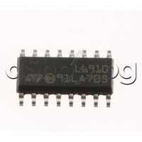 Adjustable step down ctrl. with synchronous rectification,16-MDIP/SO,L6910 STM