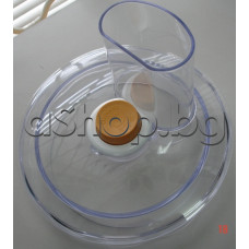 Пластм. капак+пристaвка за бутане на кухненски робот,Philips HR-7745
