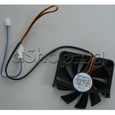 Вентилатор за хладилник 60x60x15mm,12VDC,0.07A,3-изв.с куплунг,...dBA,2-ball,G6015S12B2,DA,Nonol