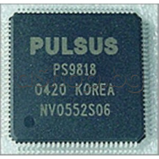 IC,Digital audio processor,8-chl.,24-bit,192kHz,100-QFP,PS9818 Pulsus