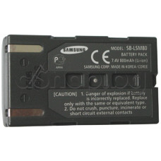 Батерия Li-ion 7.4V/....Wh, 800 mAh за видеокамера SB-LSM80,Samsung VP-D371 Батерия Li-ion 7.4V/....Wh, 800 mAh за видеокамера SB-LSM80,Samsung VP-D371