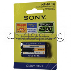 Акум.батерия NP-NH25(HR6)2x1.2V/2500mAh за цифр.фотоапарат,Sony DSC-ST80,S60/90