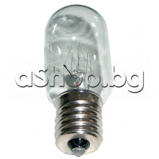Лампа с цокъл E17 ,15W/240VAC, тяло d22x35/55мм,E1720 за електродомакински уреди МВП-хладилници ,Samsung ,AWI CL-185