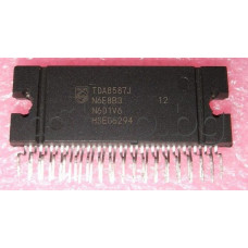IC,4x25W BTL power amplifier and multiple voltage regulator with power switch,27-SQL