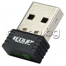 EDUP EP-N8531 Nano N-USB безжичен адаптер 802.11n 150Mbps 13 канала за настолен лаптоп