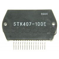 IC,2xNF-E,±..V,2x>60W,THD=0.08%,(±....V/4-8om),15-SIL,STK407-100E Sanyo for SONY MHC-RXD8