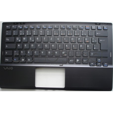 Клавиатура к-т с горен панел от лаптоп на немски,черна,Sony/VGN-Z31XN,Z21XN