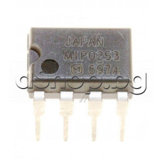 IPD Switch,85-264VAC/5W,230VAC/Vdss=700V,Il=0.255A,Fsw=44kHz,7/8-DIP,MIP253SP