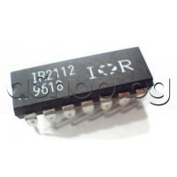 High and low side driver(MOSFET&IGBT),+600V,200-420mA,1.6W,14-DIP,IR2112