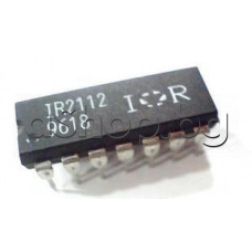 High and low side driver(MOSFET&IGBT),+600V,200-420mA,1.6W,14-DIP,IR2112