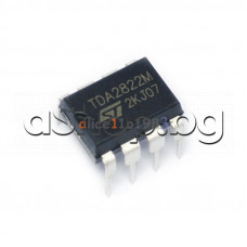 IC,2xNF-E,15V,1A,2x0.65W,(6V/4om),8-MDIP,TDA 2822 D