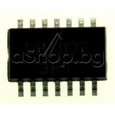 Low satur.,2xchan.bidirect.motor driver for low volt.aplic.,14-SMDIP,LB1836M