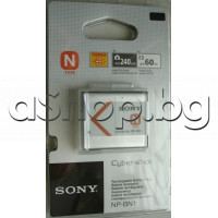 Батерия NP-BN1 li-ion N-type 3.6V/630mAh/2.3Wh за цифр.фотоапарат,Sony/DSC-W32x series