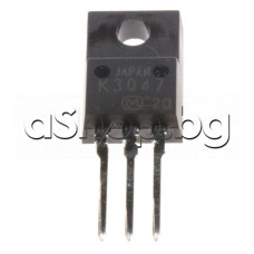 V-MOS-N-FET ,800V,±2A,30W,<7om(1A), TO-220F Matsushita 2SK3047 ,code:K3047