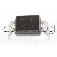 Opto-coupler,5000/70V,CTR 130-260%,200mW,LED,NPN o.B,4-DIP,PC 123 F2