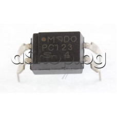 Opto-coupler,5000/70V,CTR 130-260%,200mW,LED,NPN o.B,4-DIP,PC 123 F2