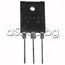 Si-N+Di,CRT-HA,1600/800V,12A,Tf=0.3uS,85W,+int.damper diode,TO-3PF,C5696 Sanyo