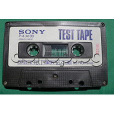 Аудио тест касета azimuth 10kHz,SONY TEST CASSETTE P-4-A100