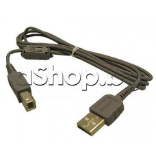 USB-кабел А-мъжко(норм.) към B-мъжко 5-изв.(мини) 1.8м,SONY/за цифров фотоап.,Sony DSC-S80/S90