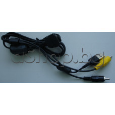 USB-кабел А-мъжко+2 чинча към AV-multipole 1.8м за цифр.фотоапрат,SONY/DSC-T100