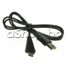 USB-кабел А-мъжко към USB мини 1.8м за цифр.фотоап.,Sony DSC-T66/HX7V