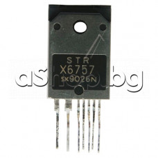 IC ,DVD,Power switching regulator,7-SQP,Sanken STRX6757