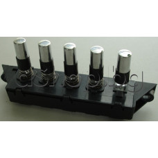 Клавишен блок SC706-2BS с 5-бутона за управление на аспиратор 3A,250VAC,Taurus Gala-2 MIX и други марки,Pyramis