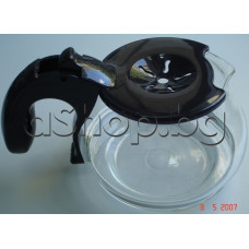 Стъклена каничка с капак за кафеварка,Taurus Aroma-6