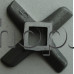 Нож Nr.5 с 4-пера(45xH9.3mm,квадрат 9.3x9.3mm) за месомелачка,Zelmer 886.5,986,686.5,Bosch,Philips
