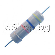 Резистор Карбоновослоен 4.7om/1.0W,±5%,аксиален 5.0x12.0mm,въглеродслоен резистор