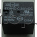 Реле-електромагнитно DC24V/1.55кom,250VAC/30VDC/7A/10A,19x15x15mm,1-К.Гр.(НО/НЗ),5-изв.,Song Chuan
