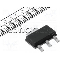 SMD,MOS-N-FET,Smart Lowside Power Amp.,55V,1A,1.8W,SOT-223,Infineon BSP75N