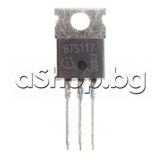 MOSFET, Smart switch,60V, 3.5A,50W, <0.1om, TO-220, Infineon BTS117