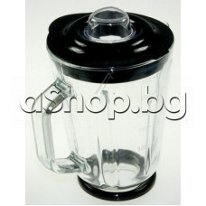 Кана стъклена  к-т с капак и основа за блендер-шейкър(без нож), Gorenje B-600B(274776)