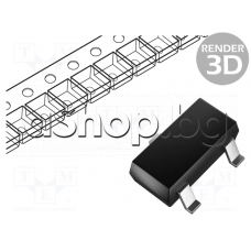 SMD,Mosfet N-ch,30V,2.2A,0.5W,<0.065om(2A),SOT-23,Fairchild FDN337N